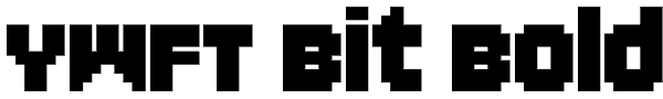 YWFT Bit Bold Font