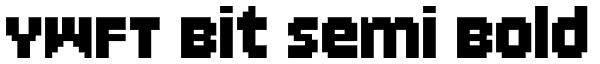 YWFT Bit Semi Bold Font
