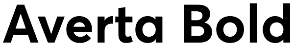 Averta Bold Font