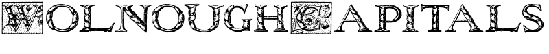 WolnoughCapitals Font