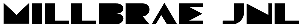 Millbrae JNL Font