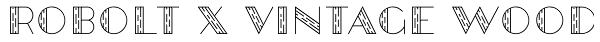 Robolt X Vintage Wood Font