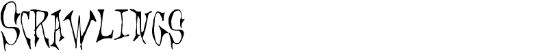 Scrawlings Font