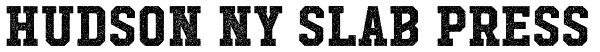 Hudson NY Slab Press Font