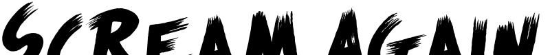 Scream Again Font