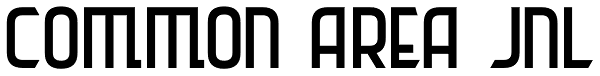 Common Area JNL Font