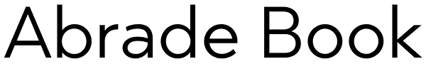 Abrade Book Font