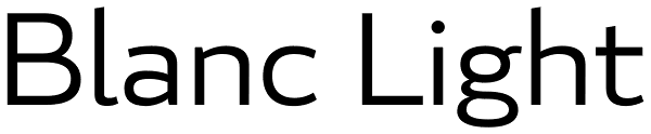 Blanc Light Font