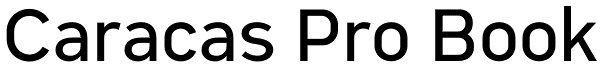 Caracas Pro Book Font