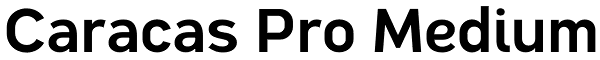 Caracas Pro Medium Font