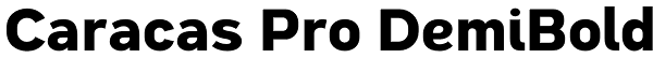 Caracas Pro DemiBold Font