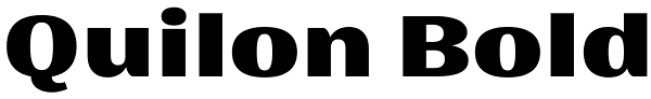 Quilon Bold Font