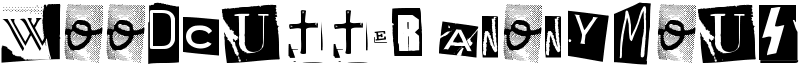 Woodcutter Anonymous Font