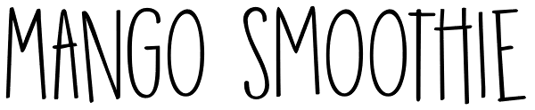 Mango Smoothie Font
