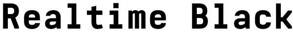 Realtime Black Font