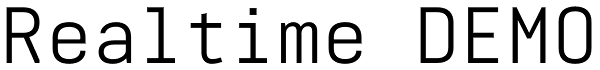 Realtime DEMO Font