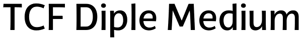 TCF Diple Medium Font