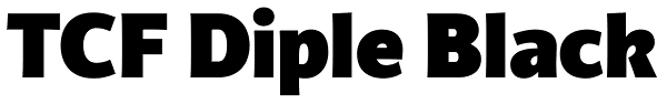 TCF Diple Black Font