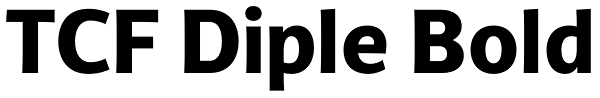 TCF Diple Bold Font