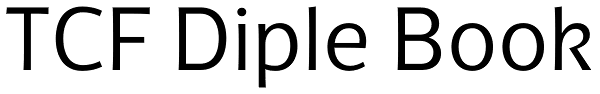 TCF Diple Book Font