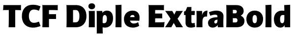 TCF Diple ExtraBold Font