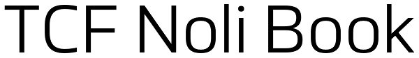TCF Noli Book Font