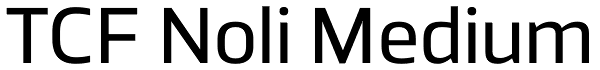 TCF Noli Medium Font