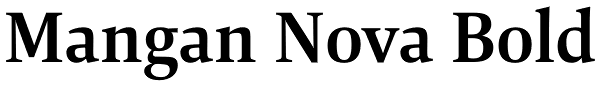 Mangan Nova Bold Font