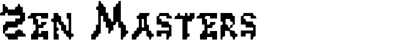 Zen Masters Font