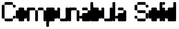 Compunabula Solid Font