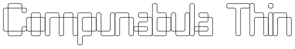 Compunabula Thin Font