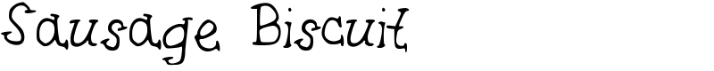 Sausage Biscuit Font