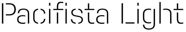 Pacifista Light Font