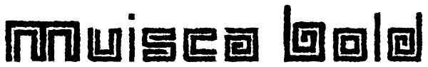 Muisca Bold Font