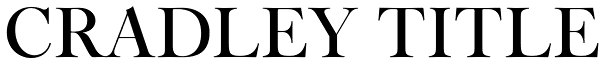 Cradley Title Font