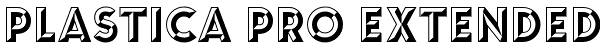 Plastica Pro Extended Font