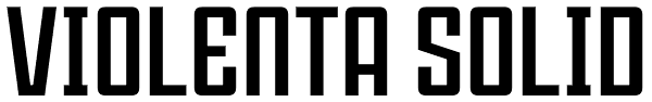 Violenta Solid Font