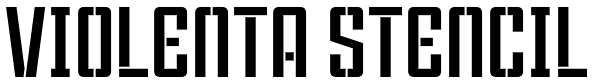 Violenta Stencil Font