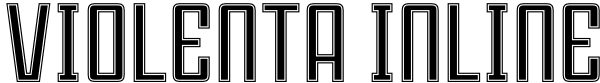 Violenta Inline Font