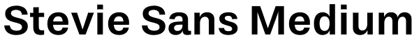 Stevie Sans Medium Font