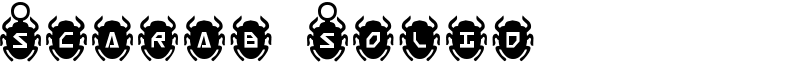 Scarab Solid Font