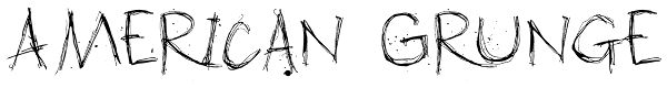 American Grunge Font