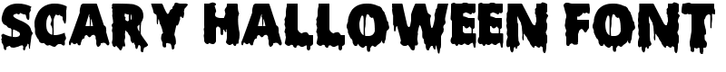 Scary Halloween Font Font