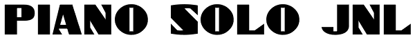Piano Solo JNL Font