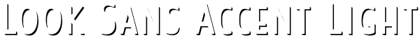 Look Sans Accent Light Font