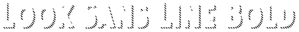Look Sans Line Bold Font