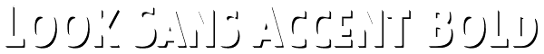 Look Sans Accent Bold Font