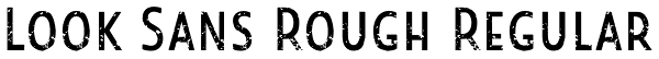 Look Sans Rough Regular Font