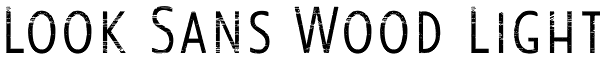 Look Sans Wood Light Font