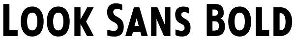 Look Sans Bold Font